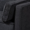 Baxton Studio Felicity Modern Dark Gray Upholstered Sleeper Sofa 146-8971